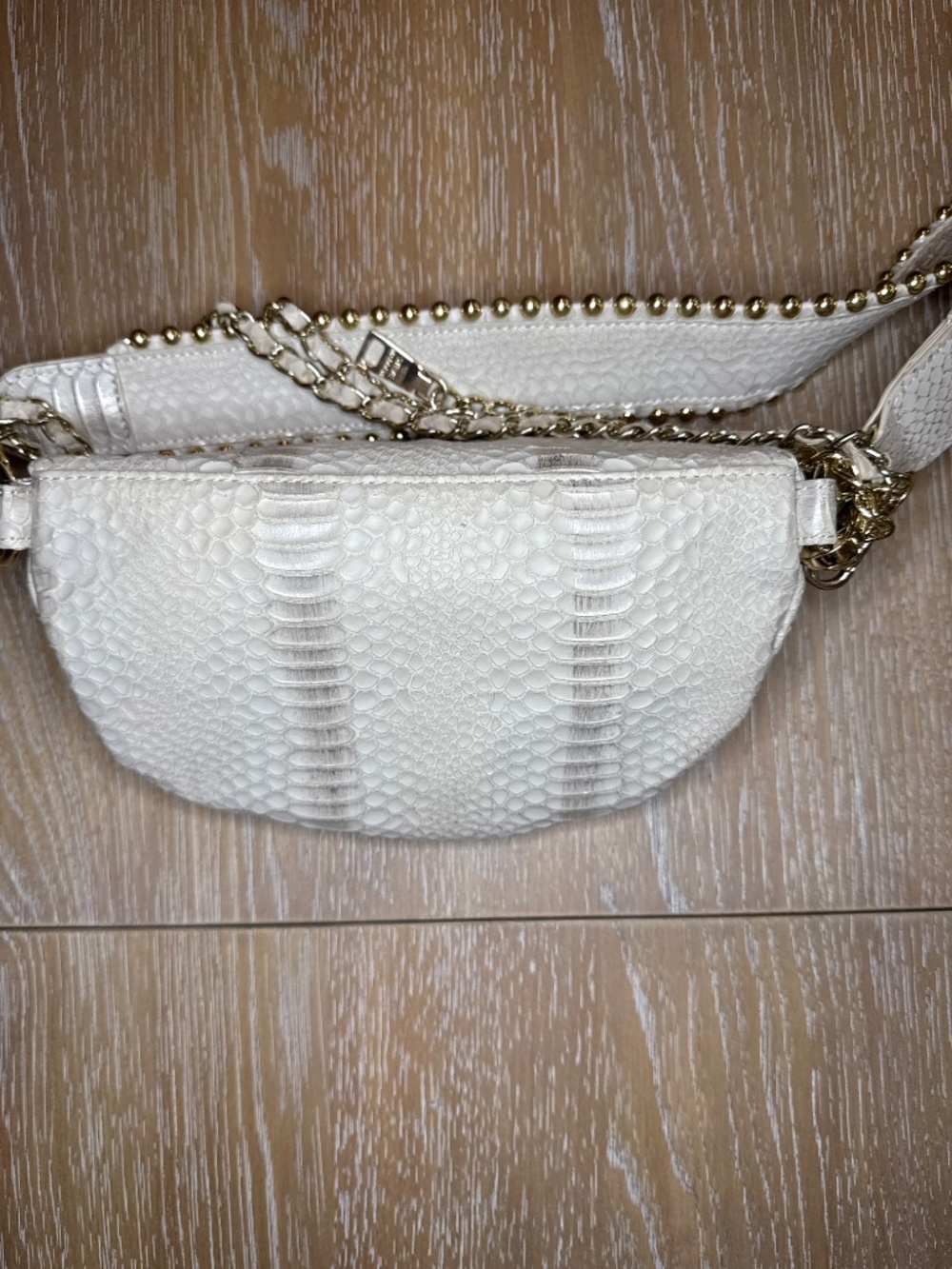 Steve Madden BIDA Nude Belt Bag, Shoulder Bag chain Strap - Picture 16 of 16